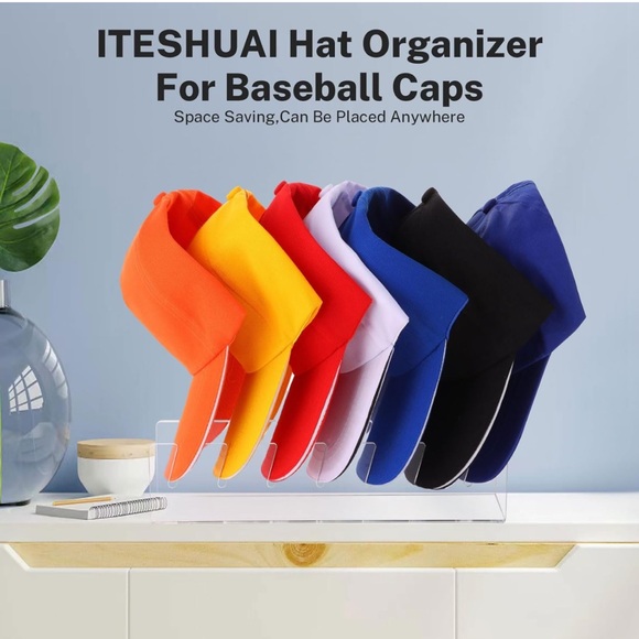 2 pack hat stand for baseball cap acrylic display - Picture 4 of 5